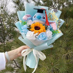 Kawaii Stitch Plush Bouquet – Crochet Flowers Graduation & Valentine Gift - Harajuku Style - Plushie - 13