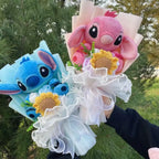 Kawaii Stitch Plush Bouquet – Crochet Flowers Graduation & Valentine Gift - Harajuku Style - Plushie - 5