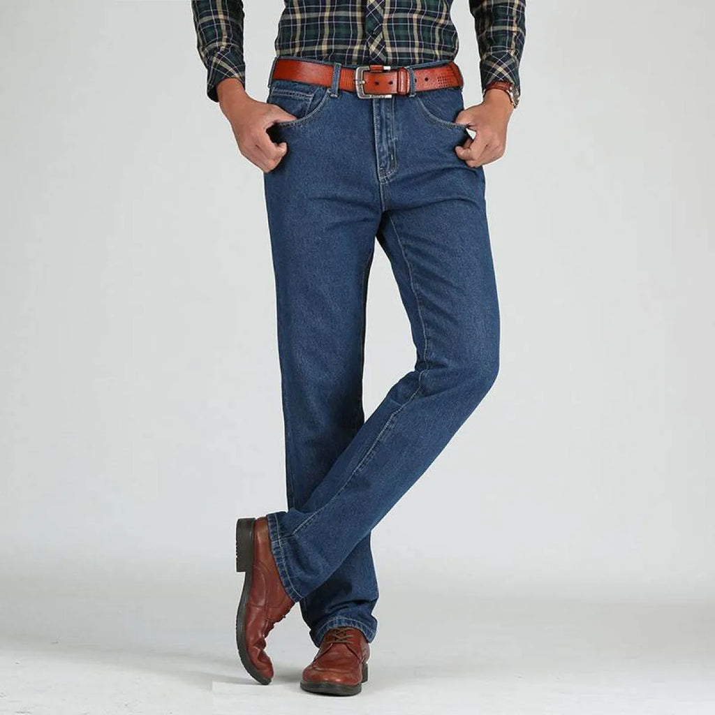 Straight Classic Denim Pants - Bottoms - 2