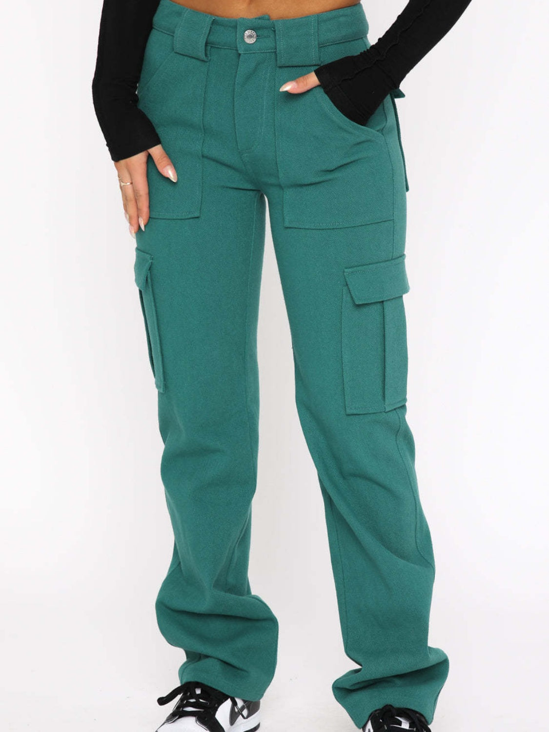 Straight Leg Cargo Pants - Bottoms - Pants - 8 - 2024