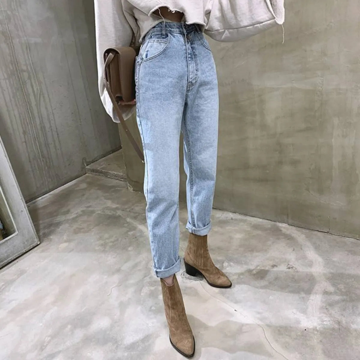 Straight Loose Denim Jeans - Bottoms - 3