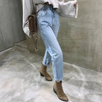 Straight Loose Denim Jeans - Bottoms - 5