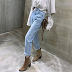 Straight Loose Denim Jeans - Bottoms - 6