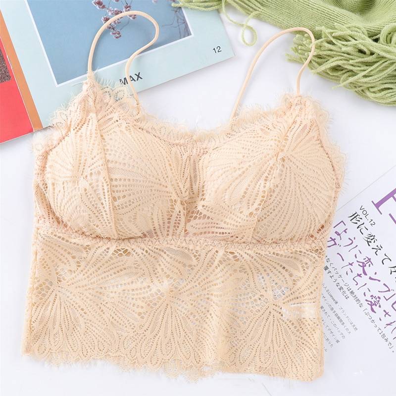 Strap Lace Bra - Khaki / One Size - Women’s Clothing & Accessories - Bras - 22 - 2024