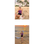 Strapless Bikini Set – High Waisted Black Contrast Lace Up Swimsuit - Sexy Products - Swimwear - 18