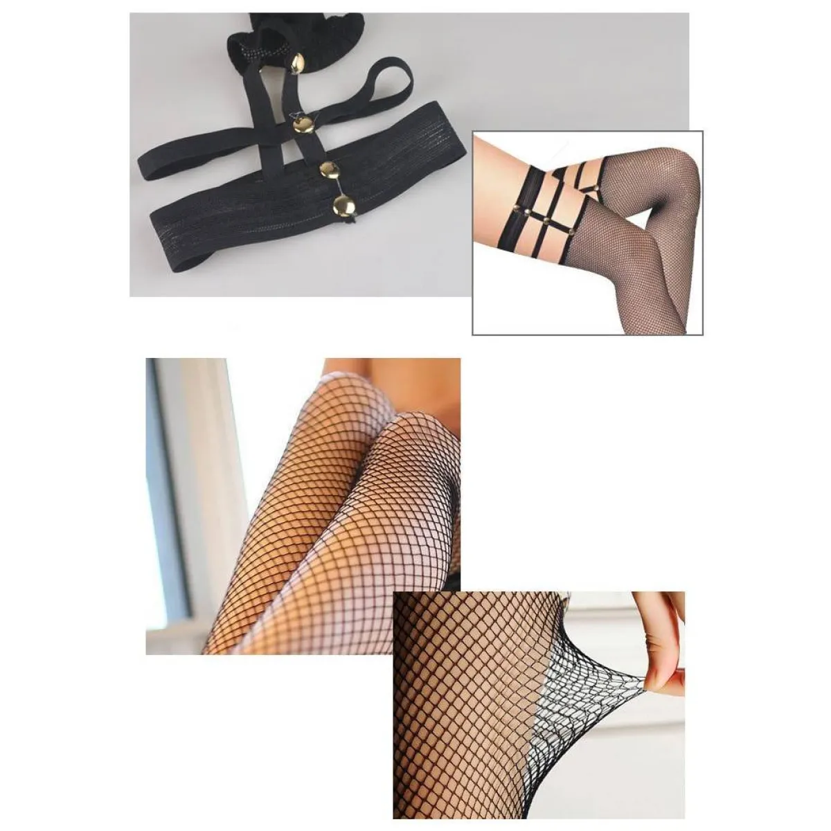 Women’s Strappy Stockings - Women’s Clothing & Accessories - 17