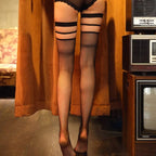 Women’s Strappy Stockings - Women’s Clothing & Accessories - 7