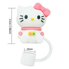Sanrio Silicone Straw Cap Set – Hello Kitty & Friends - Sanrio - Accessory - 3