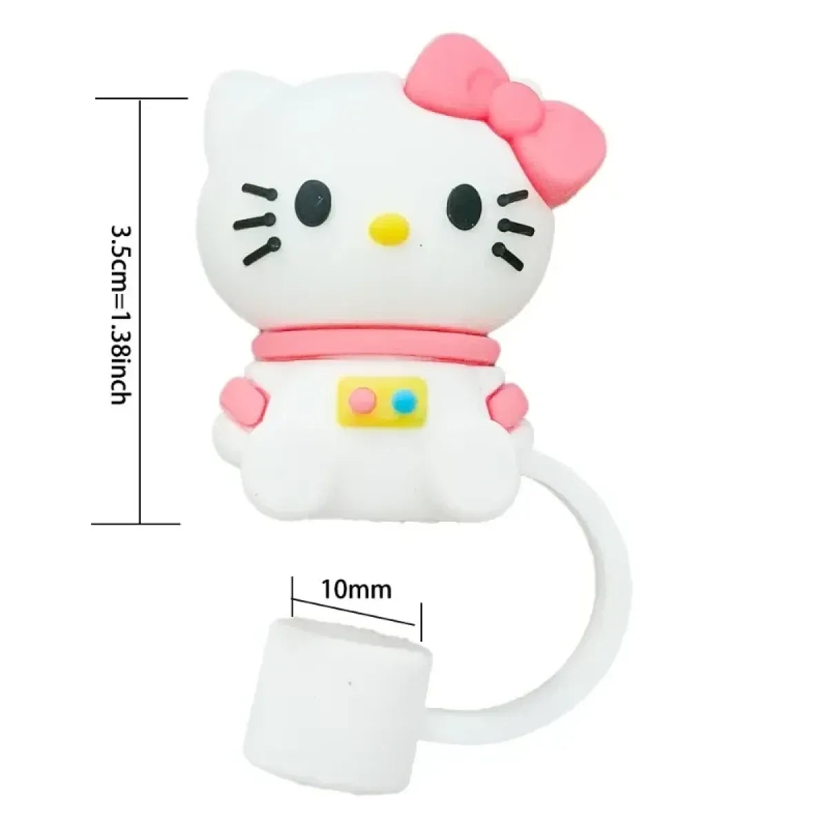 Sanrio Silicone Straw Cap Set – Hello Kitty & Friends - Sanrio - Accessory - 3