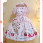 Strawberry Milk Lolita Dress - All Dresses - 1