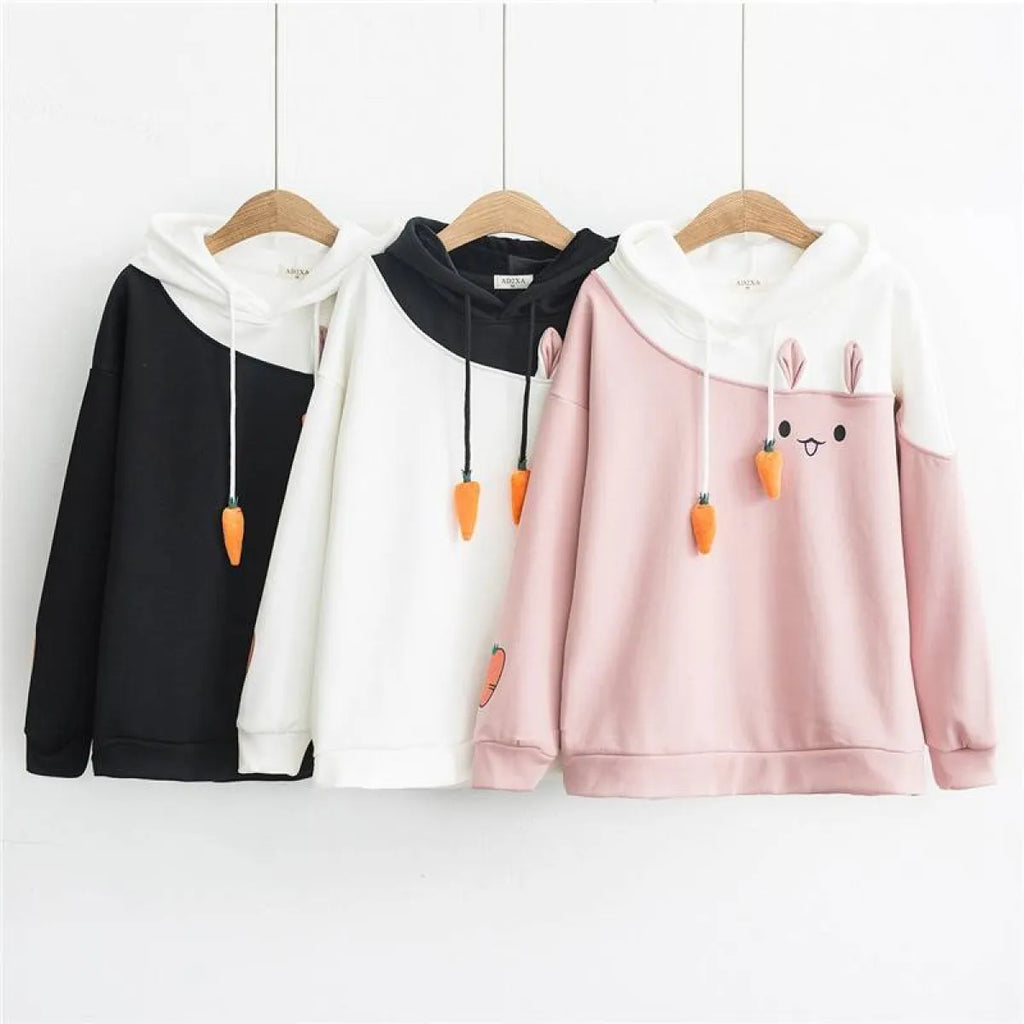 Street Fashion Bunny Hoodie - Women’s Clothing & Accessories - 3