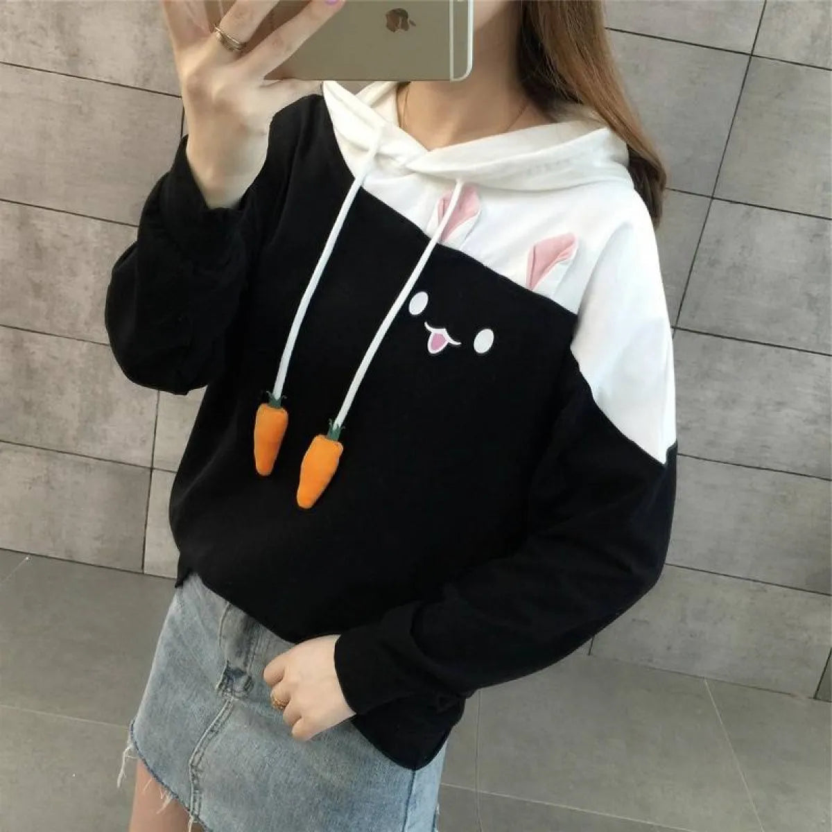 Street Fashion Bunny Hoodie - Women’s Clothing & Accessories - 4