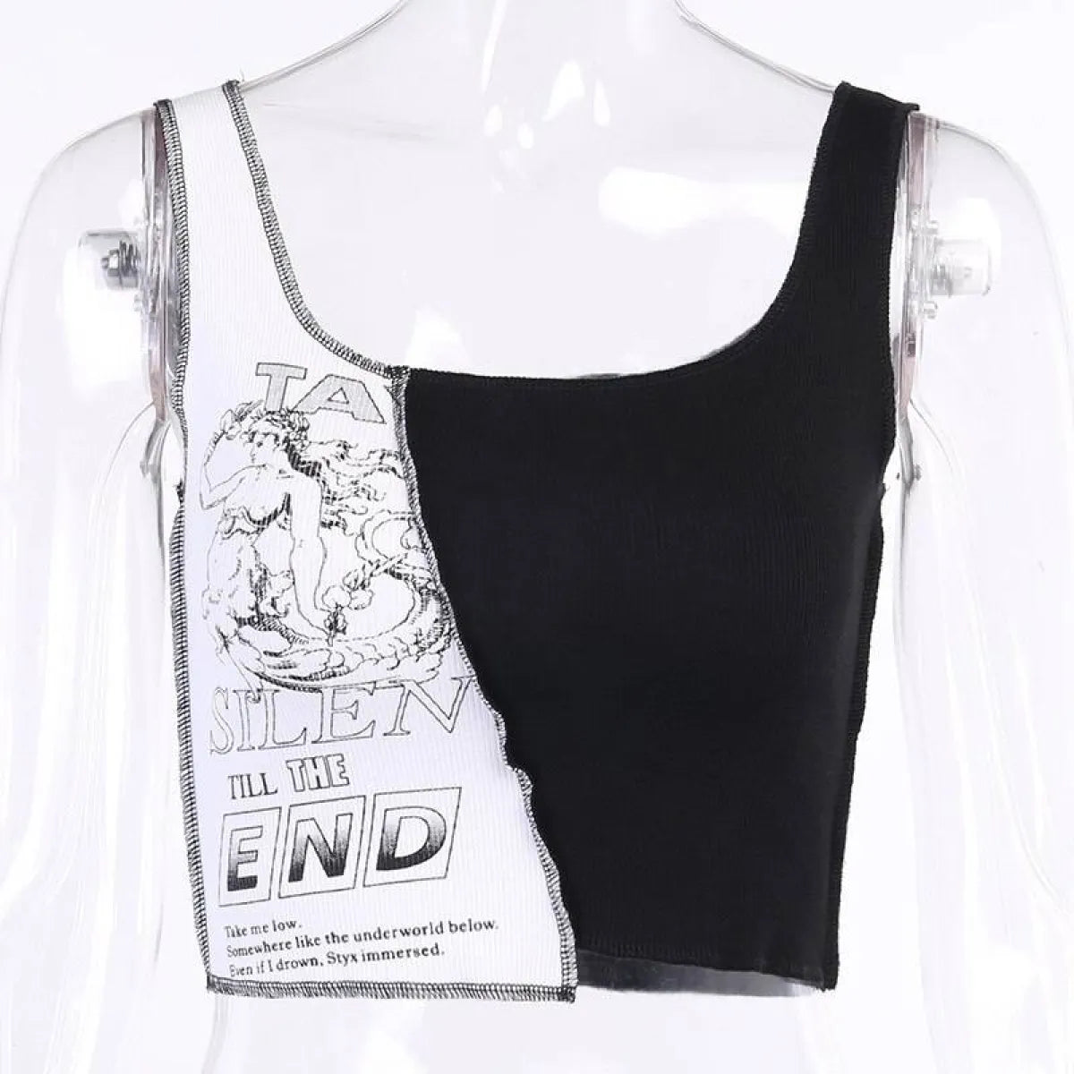 Streetwear Punk Style Crop Top - Women’s Clothing & Accessories - 15