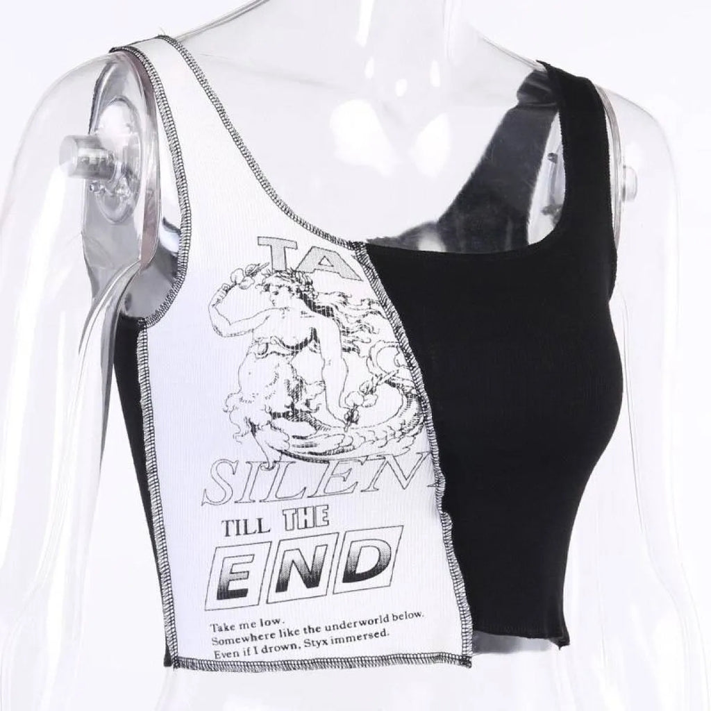 Streetwear Punk Style Crop Top - Women’s Clothing & Accessories - 16