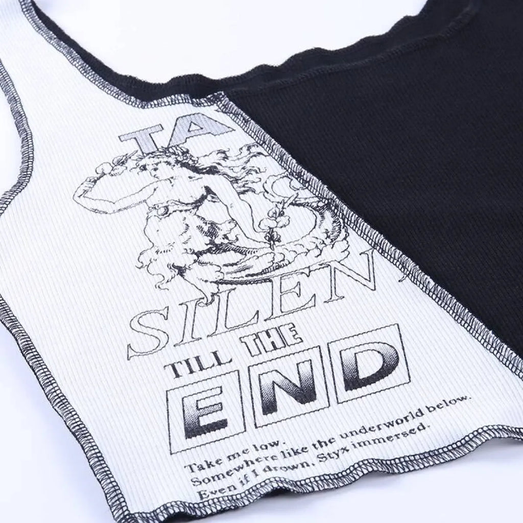 Streetwear Punk Style Crop Top - Women’s Clothing & Accessories - 20