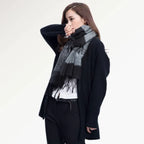 Warm Wide Striped Pashmina Scarf - Women’s Clothing & Accessories - 9