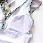 Striped Ruffled Swimsuit - Women’s Clothing & Accessories - 28