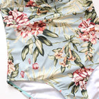 Striped Ruffled Swimsuit - Women’s Clothing & Accessories - 29