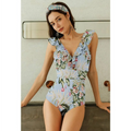 Striped Ruffled Swimsuit - Women’s Clothing & Accessories - 31