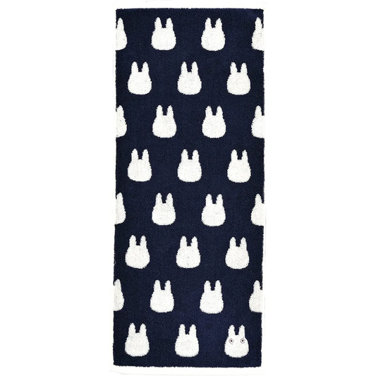 Studio Ghibli Silhouette Series (Face Towel) My Neighbor Totoro Marushin Silhouette Towel Series Blue - Gifts - Towels