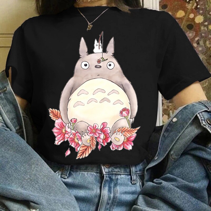 Totoro Studio Ghibli - 30 + Options - black-865 / XXL - T-Shirts - Shirts & Tops - 21 - 2024