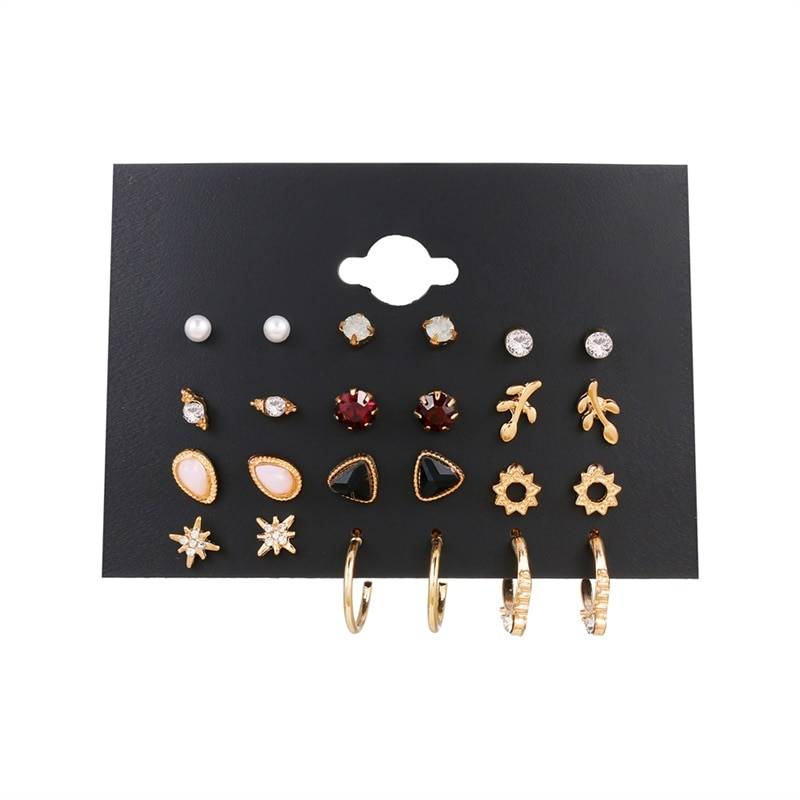 Stylish Earrings Set - Style 6 - Women’s Jewelry - Earrings - 18 - 2024