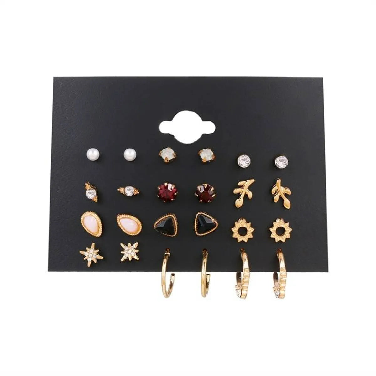 Stylish Earrings Set - Women’s Jewelry - 18