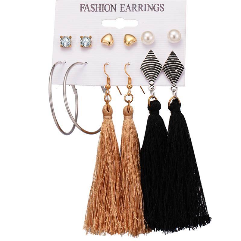 Stylish Earrings Set - Style 7 - Women’s Jewelry - Earrings - 19 - 2024