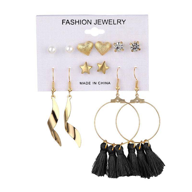 Stylish Earrings Set - Style 14 - Women’s Jewelry - Earrings - 24 - 2024