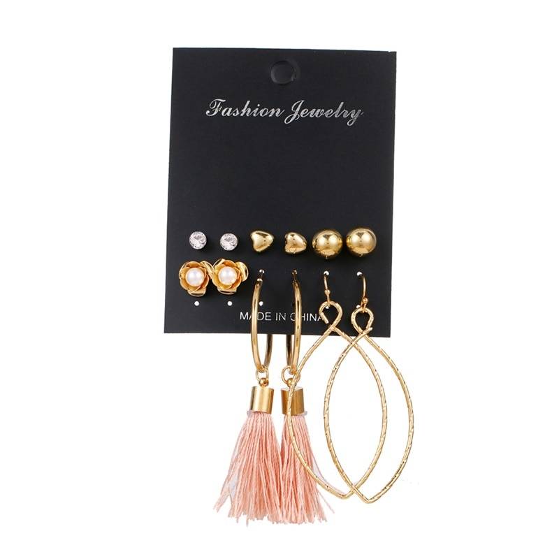 Stylish Earrings Set - Style 9 - Women’s Jewelry - Earrings - 27 - 2024