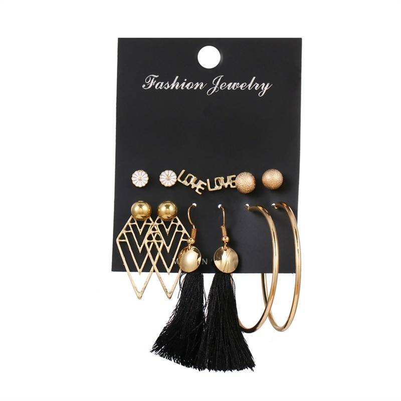 Stylish Earrings Set - Style 10 - Women’s Jewelry - Earrings - 28 - 2024