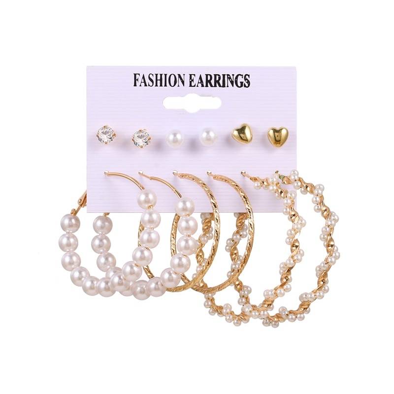 Stylish Earrings Set - Style 20 - Women’s Jewelry - Earrings - 30 - 2024