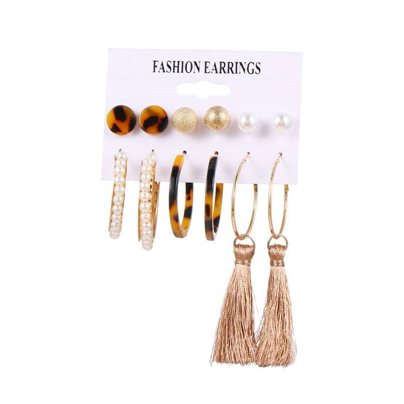 Stylish Earrings Set - Style 29 - Women’s Jewelry - Earrings - 33 - 2024