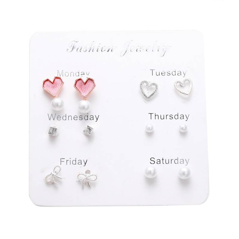 Stylish Earrings Set - Style 27 - Women’s Jewelry - Earrings - 38 - 2024