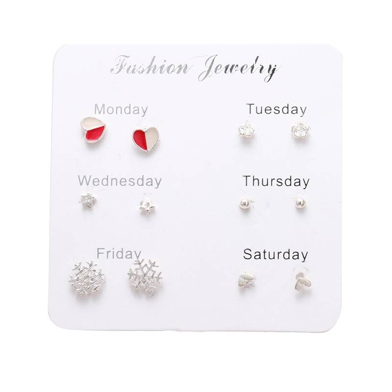 Stylish Earrings Set - Style 25 - Women’s Jewelry - Earrings - 42 - 2024