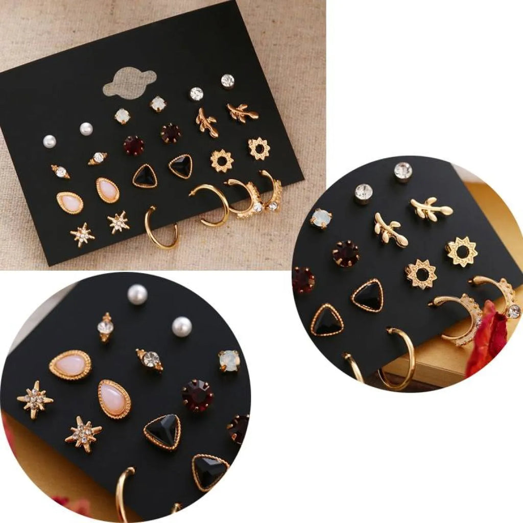 Stylish Earrings Set - Women’s Jewelry - 7