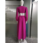 Stylish Wrap Dress With Tie Waist - All Dresses - 12