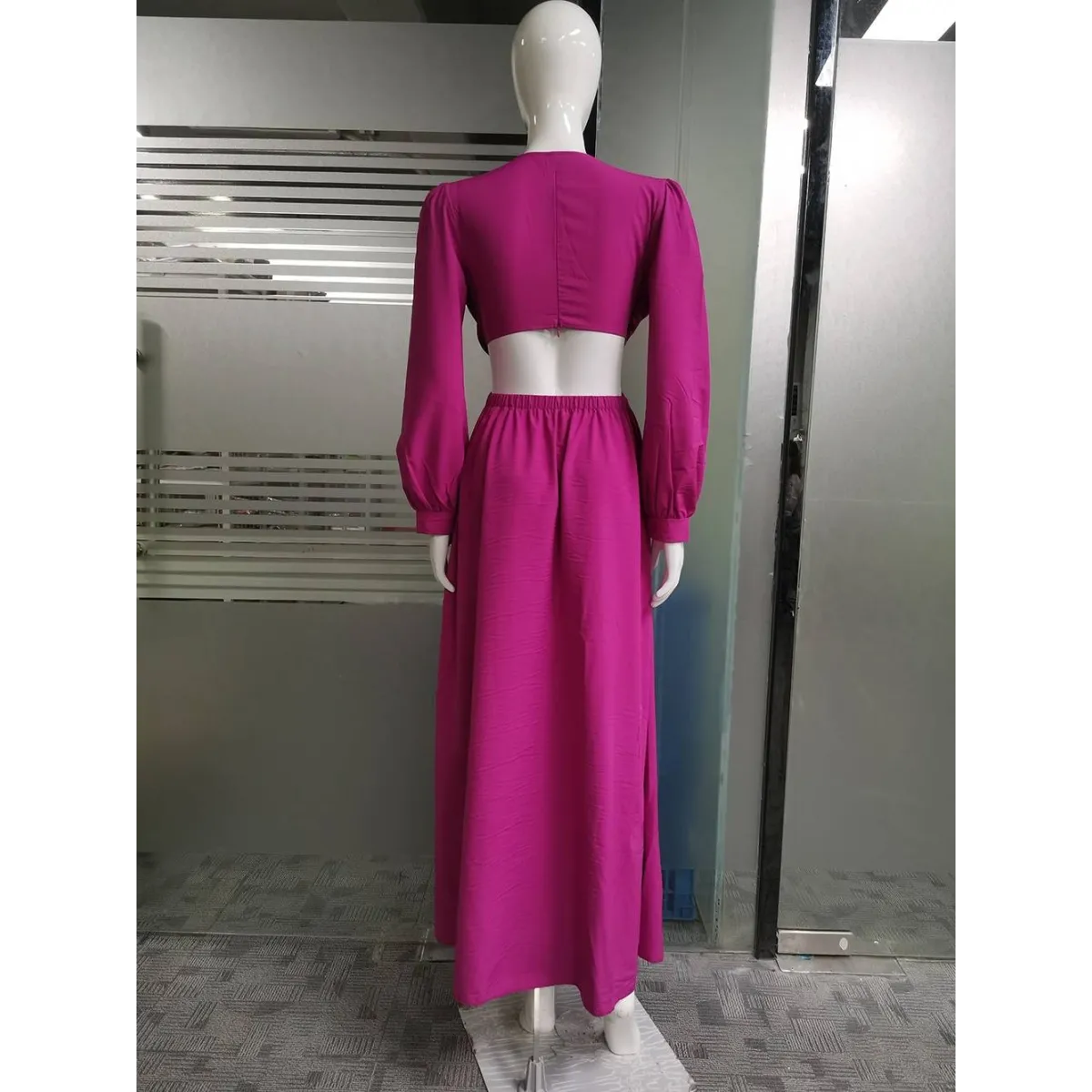 Stylish Wrap Dress With Tie Waist - All Dresses - 12