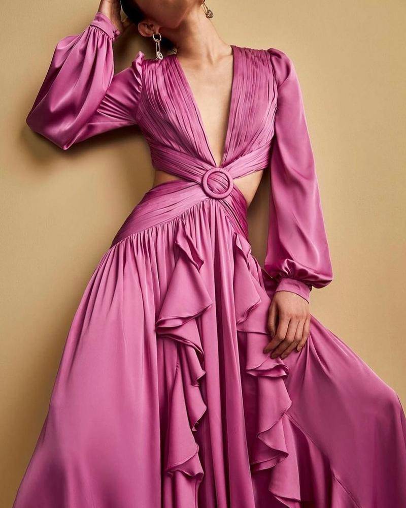 Stylish Wrap Dress With Tie Waist - All Dresses - Dresses - 9 - 2024