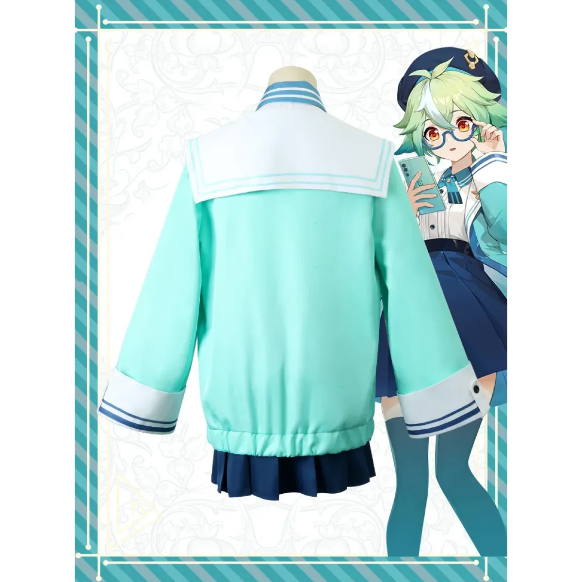 Sucrose Cosplay Costume Full Set with Wig & Accessories - Cosplay - Cosplay - 4