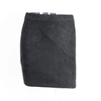 Sexy Suede Pencil Skirt - Bottoms - 1