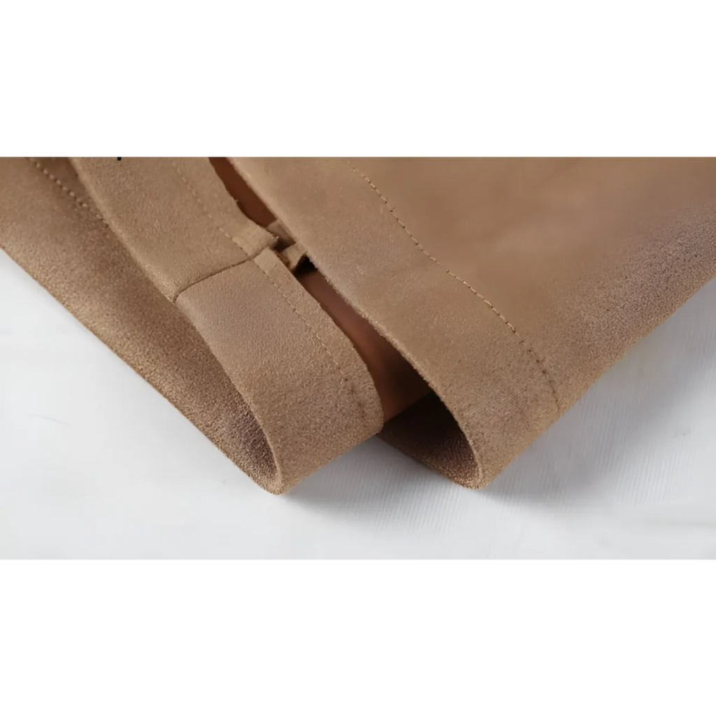 Sexy Suede Pencil Skirt - Bottoms - 10