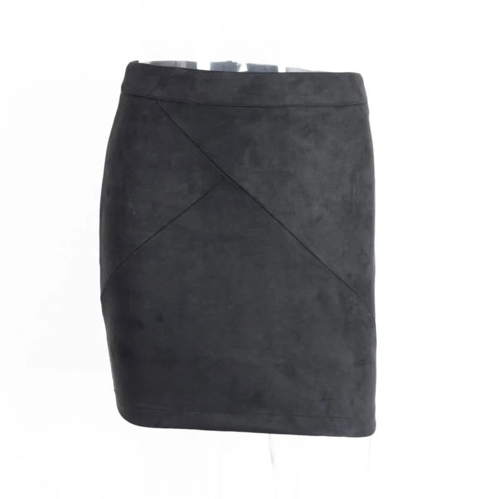Sexy Suede Pencil Skirt - Bottoms - 13