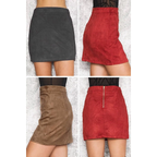 Sexy Suede Pencil Skirt - Bottoms - 4