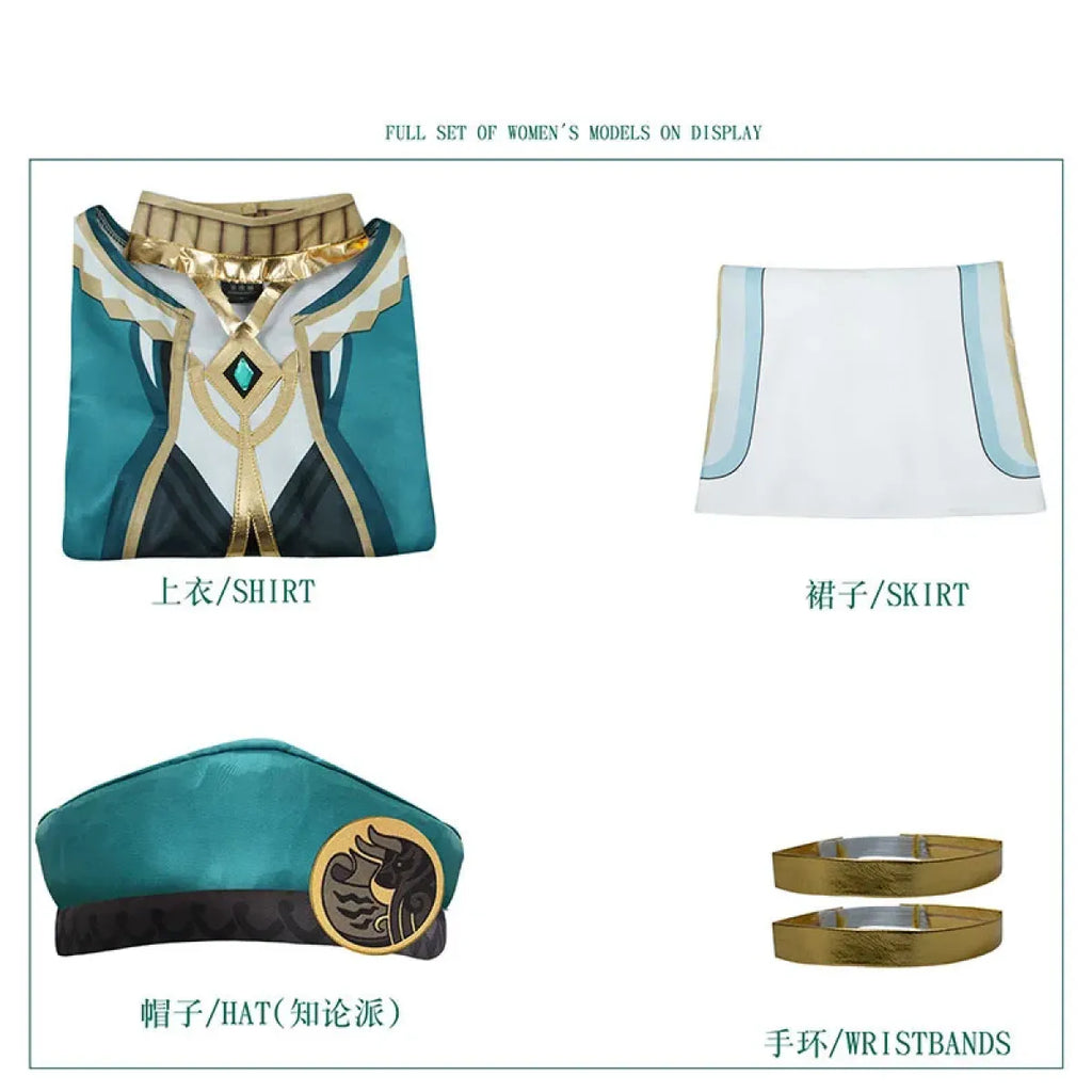 Sumeru Akademiya Genshin Impact School Uniform Cosplay - Cosplay - Cosplay - 12