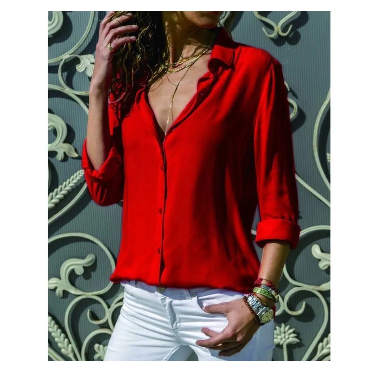 Summer Button Down Shirt - Best Sellers - 1
