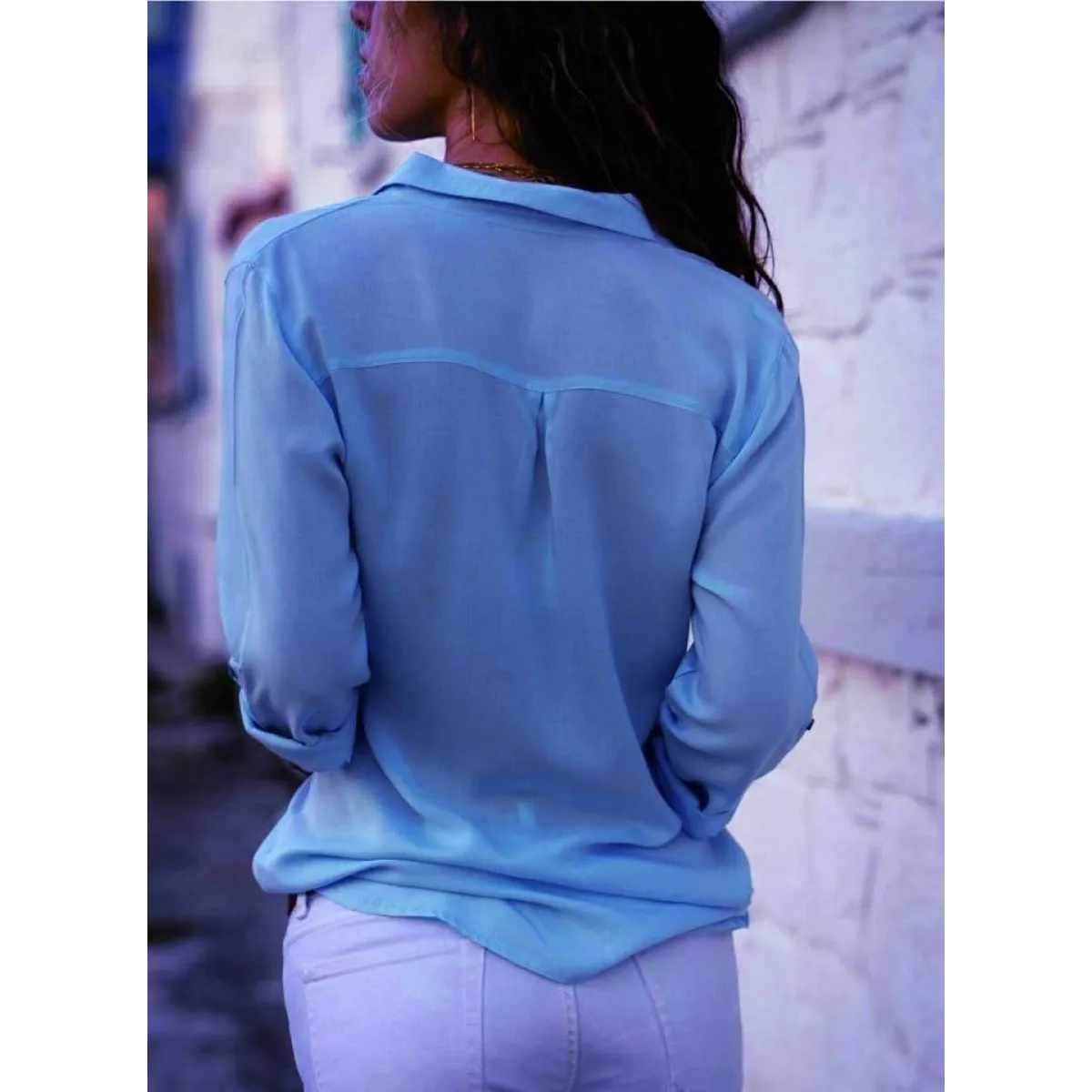 Summer Button Down Shirt - T-Shirts - 15