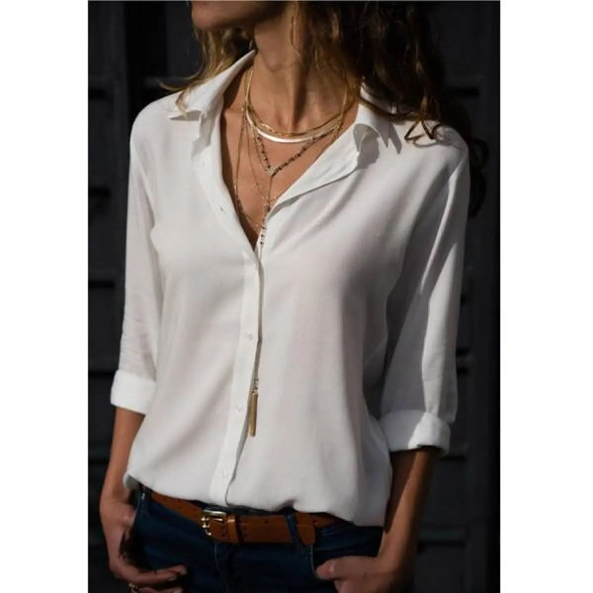 Summer Button Down Shirt - T-Shirts - 21