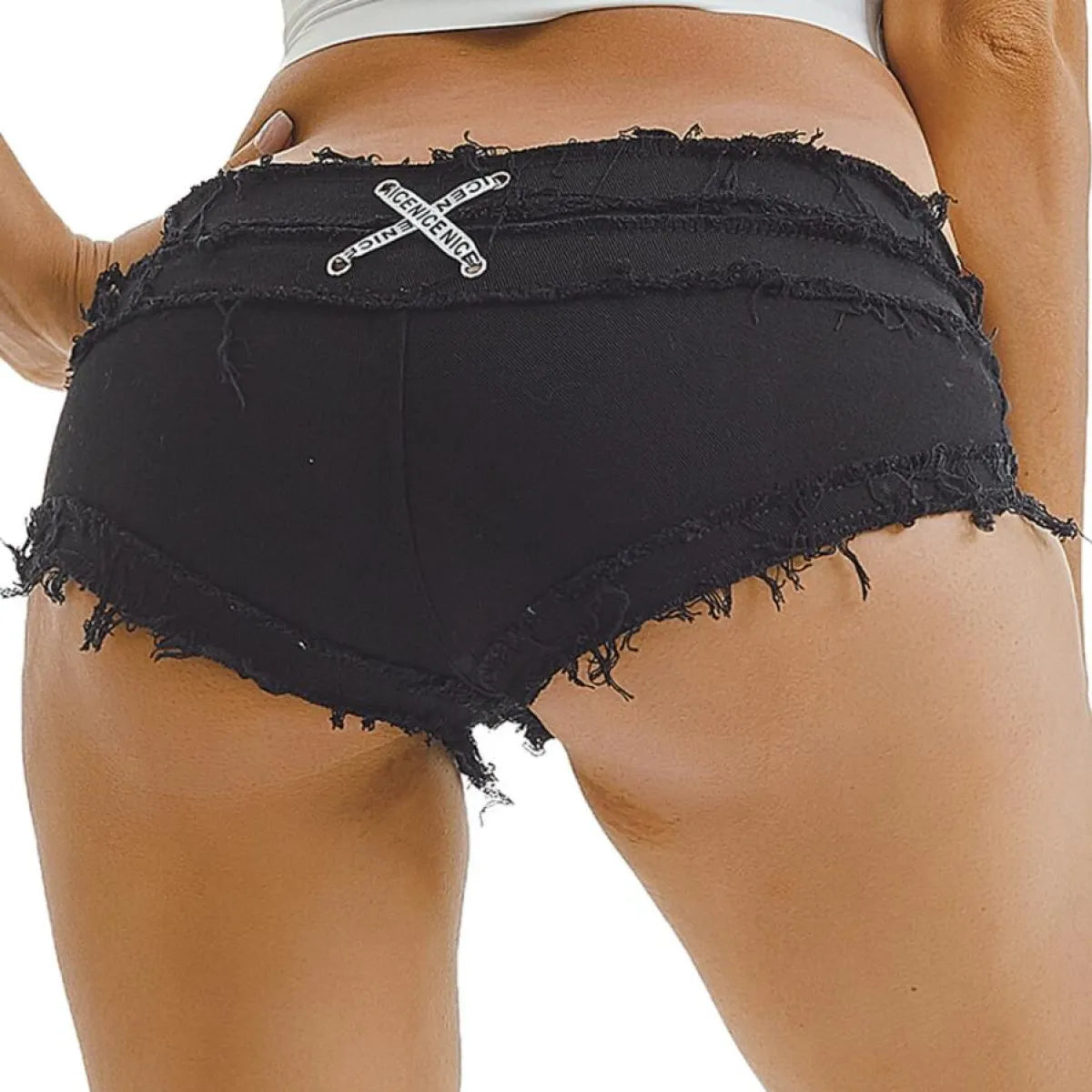 Summer Denim Booty Shorts - Bottoms - 5