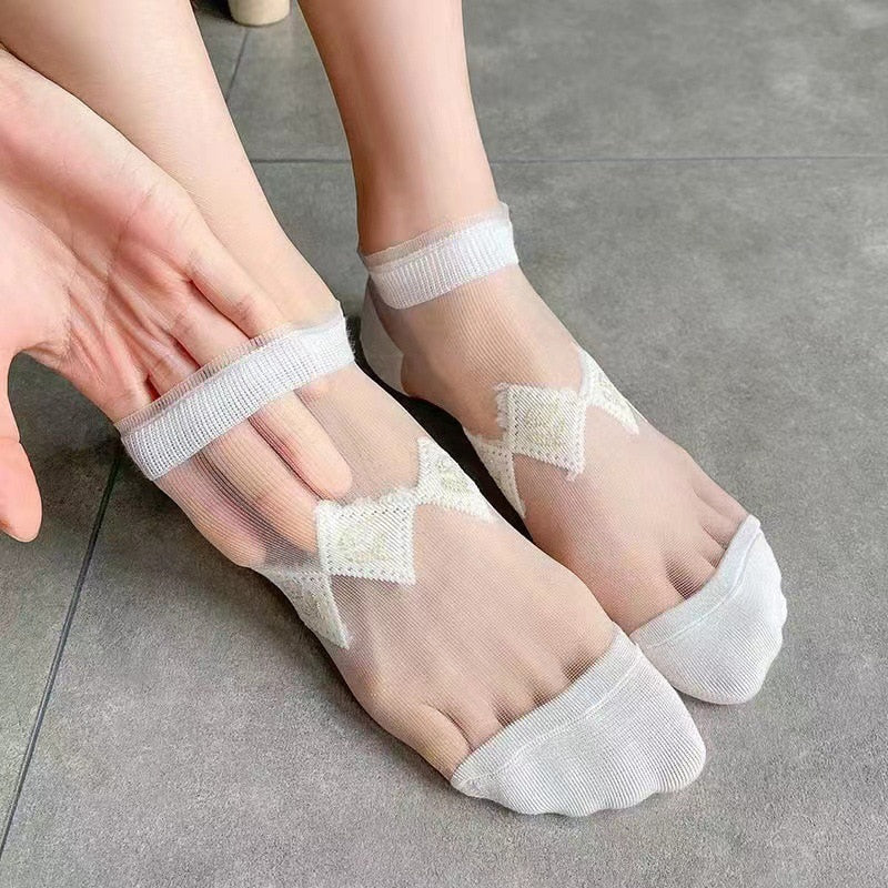 5 Pairs/Lot Summer Short Women Socks - White / 5 Pairs - Women’s Clothing & Accessories - Socks - 5 - 2024